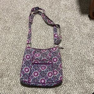 Vera Bradley Purple Floral Crossbody Bag